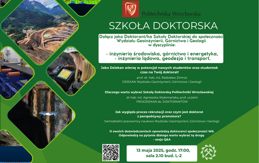 Spotkanie informacyjne już 13 maja 2025r. godz.17.00