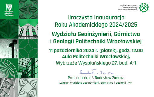 Uroczysta Inauguracja Roku Akademickiego 2024/2025 na W6